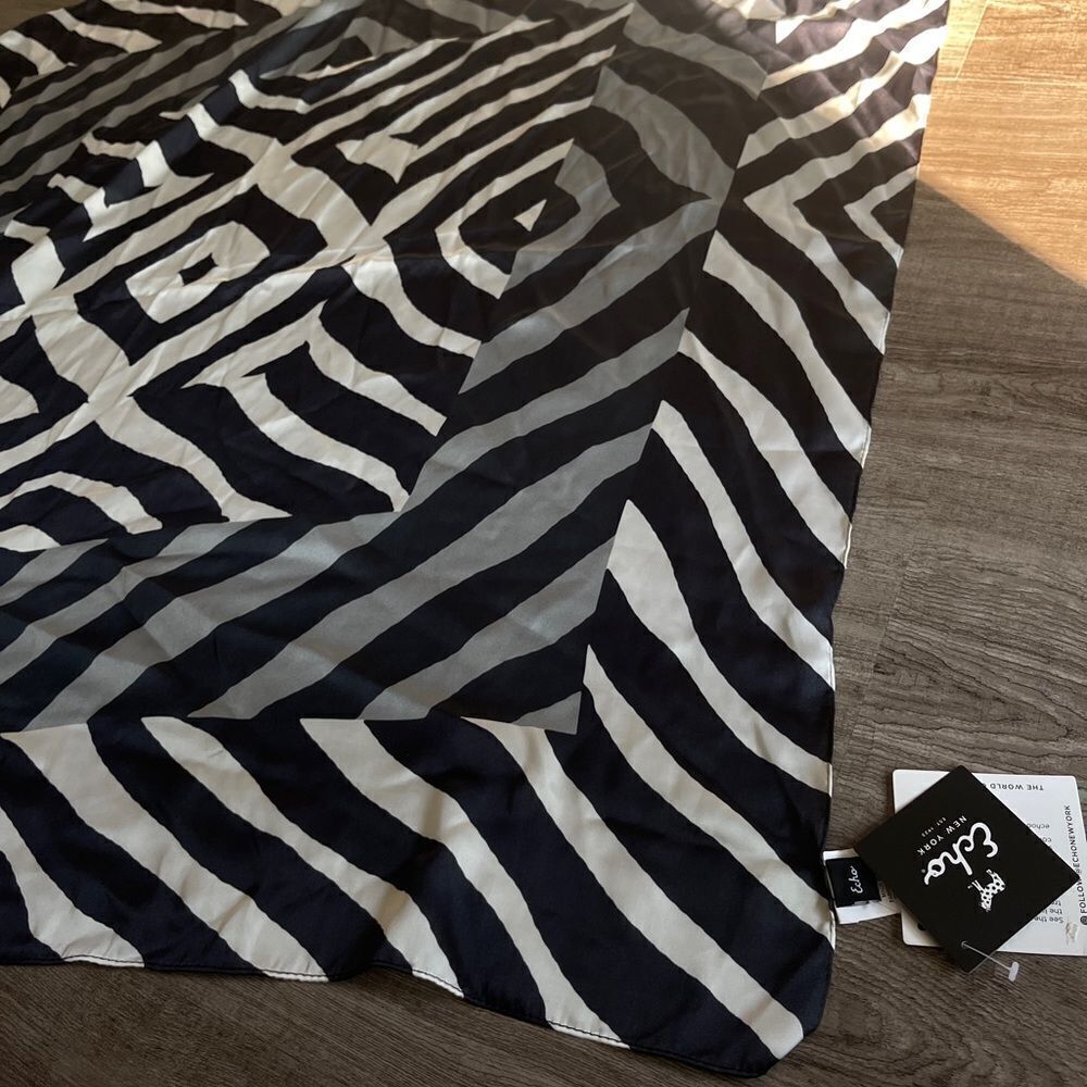 Echo Design Abstract Scarf . New.